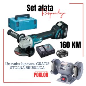 Aku kutna brusilica-poklon stolna brusilica