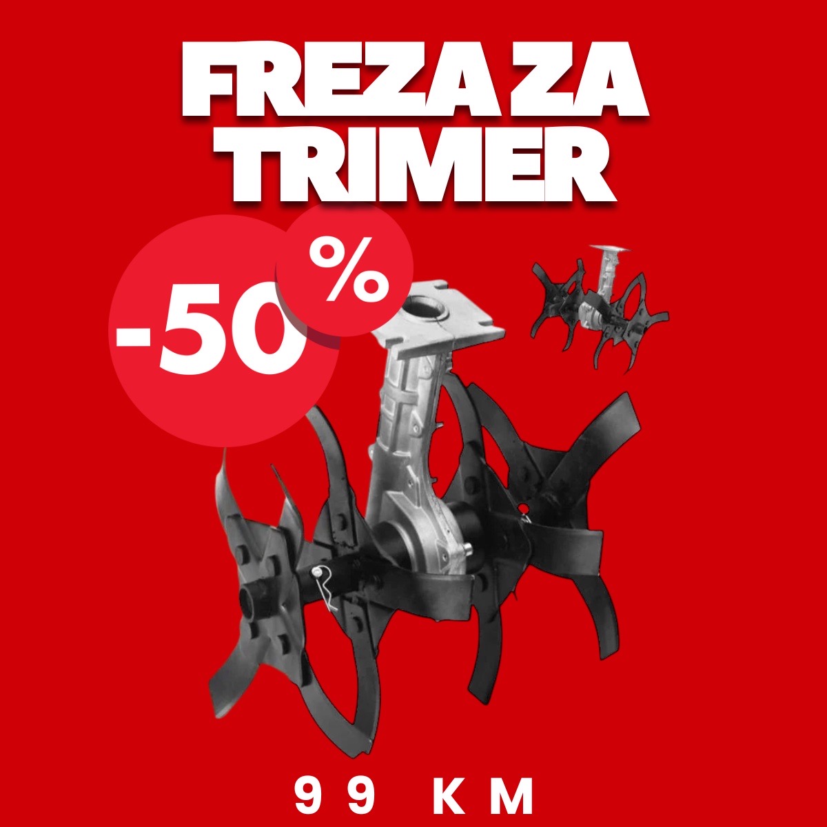 Univerzalna freza za motorne trimere