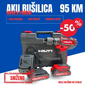 Baterijska Aku bušilica UDARNA