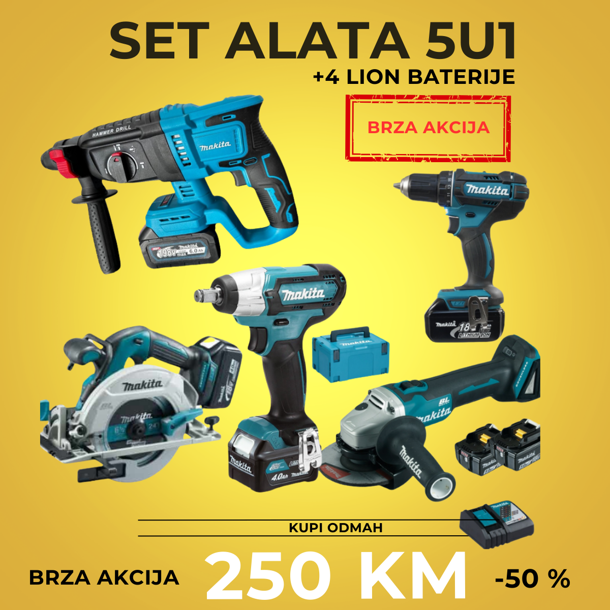 Set alata 5/1 RASPORADAJA AKU ALATA