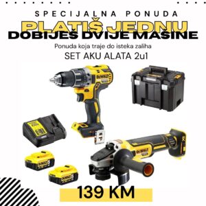 Aku kutna BRUSILICA i BUŠILICA